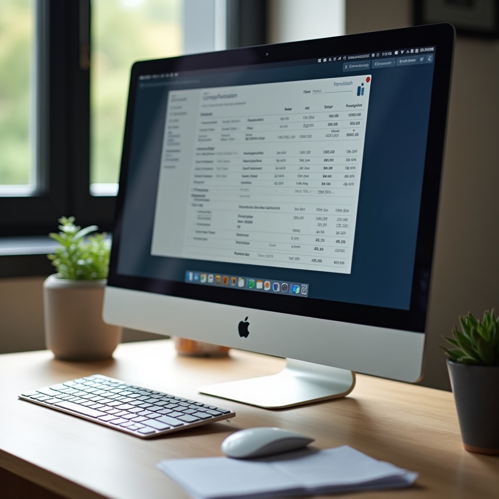 Rechnungssoftware auf Desktop für GoBD-konforme Abrechnung
